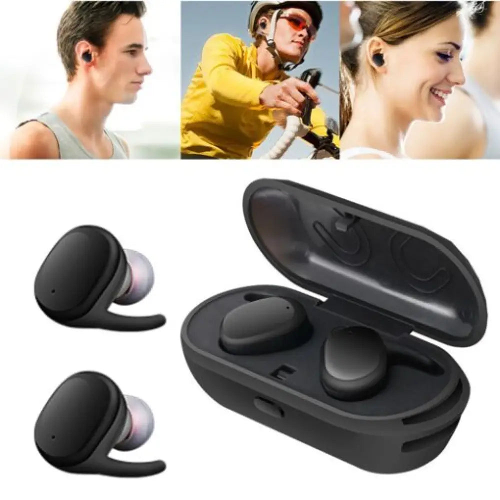 Waterproof Mini Wireless Earbuds – Bluetooth, Sweat-Proof