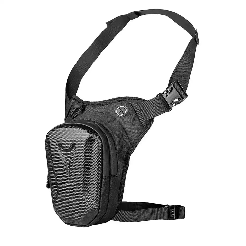 Waterproof Motorcycle Leg Bag – EVA Hard Shell, 3-Way Carry