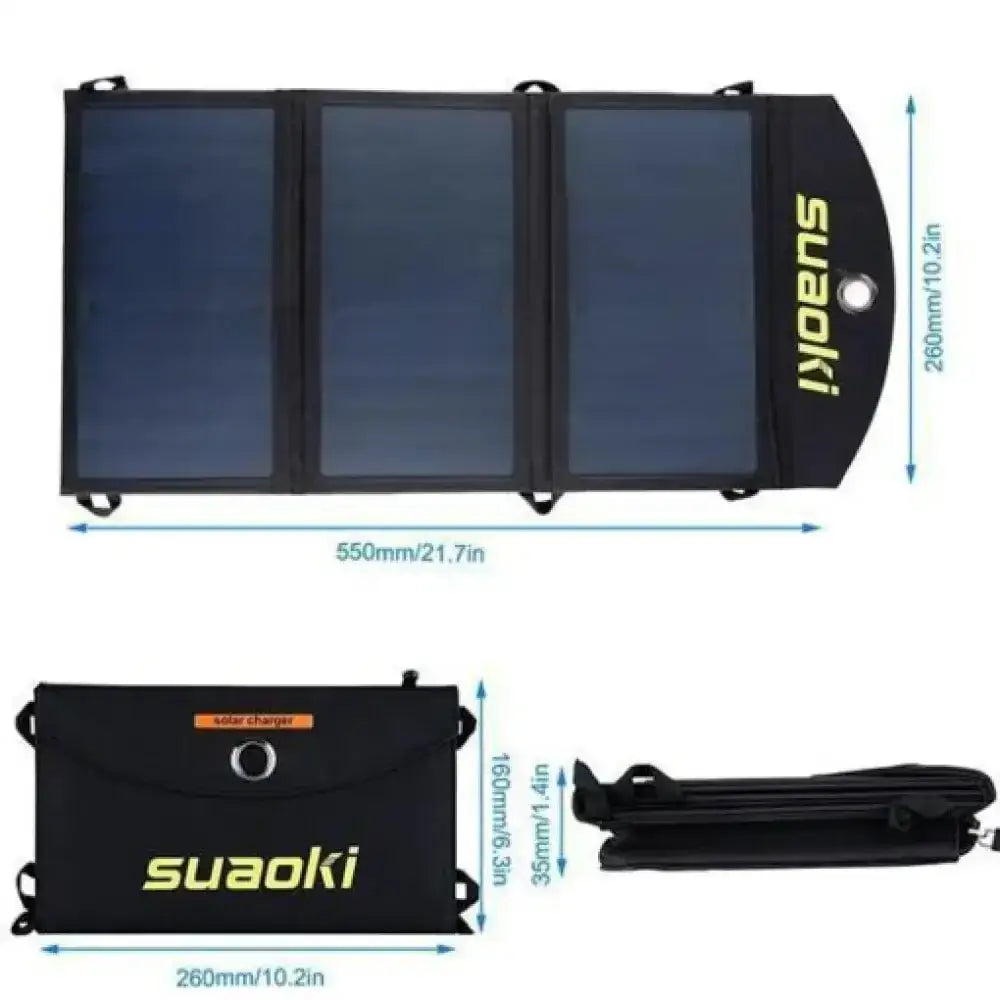Waterproof Foldable Solar Panel –  Efficiency, 4 Cells