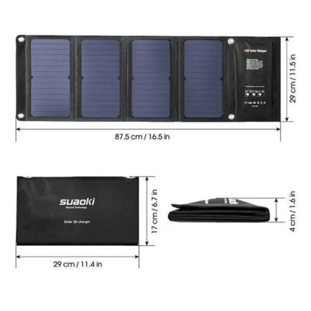 Waterproof Foldable Solar Panel –  Efficiency, 4 Cells