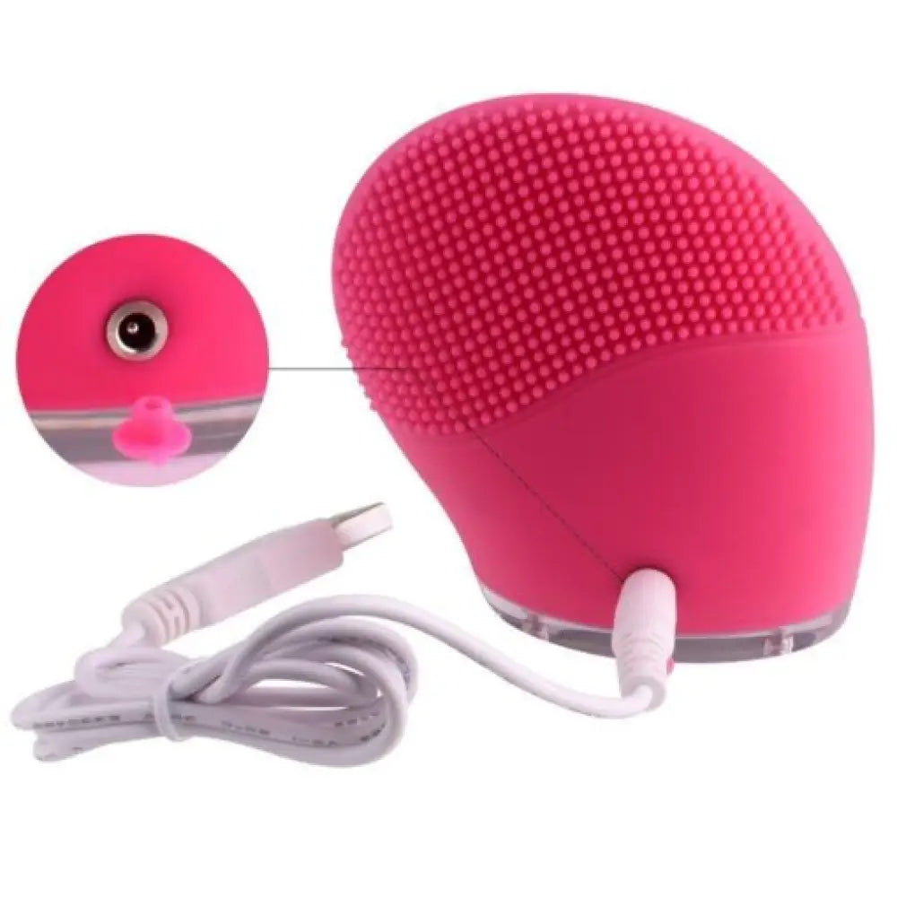 Waterproof Silicone Facial Cleansing Brush – Sonic, USB