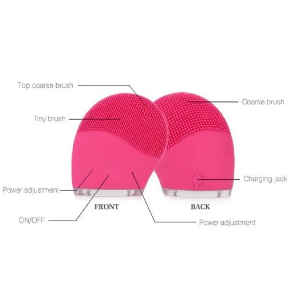Waterproof Silicone Facial Cleansing Brush – Sonic, USB