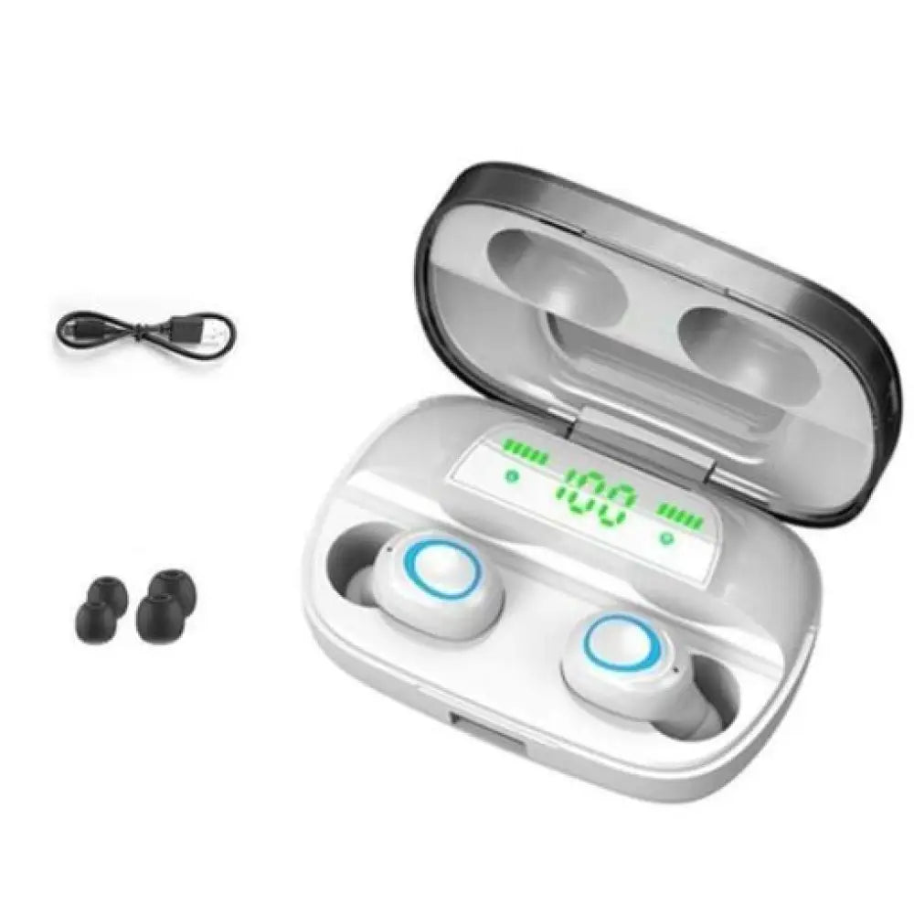 Waterproof Bluetooth 5.0 Earbuds – Touch Control, IPX-7, 60Hr