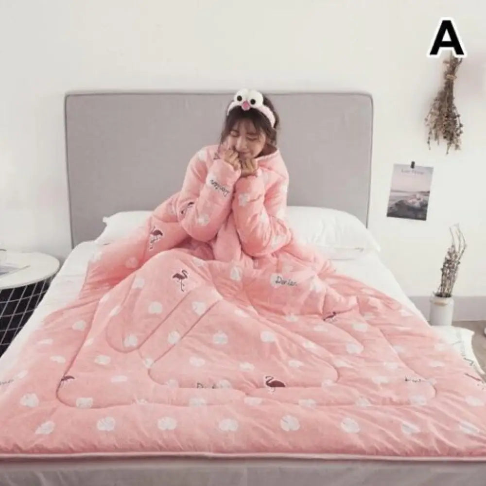 Wearable Weighted Blanket with Sleeves – 1.2x1.6m, 5 Colors