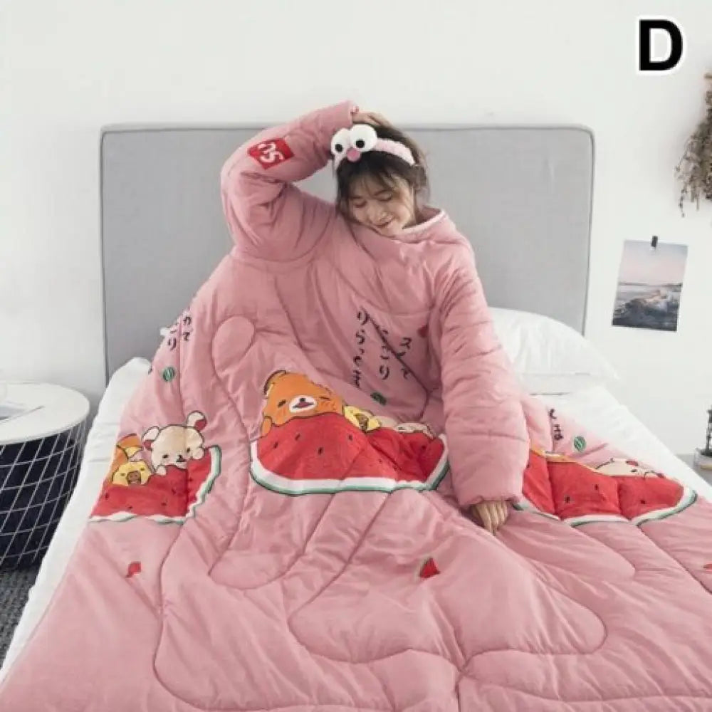 Wearable Weighted Blanket with Sleeves – 1.2x1.6m, 5 Colors