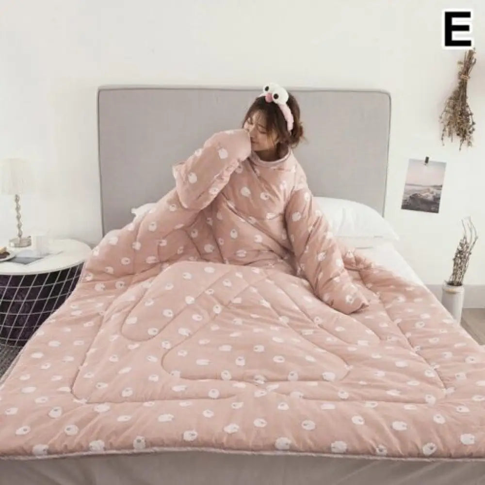 Wearable Weighted Blanket with Sleeves – 1.2x1.6m, 5 Colors