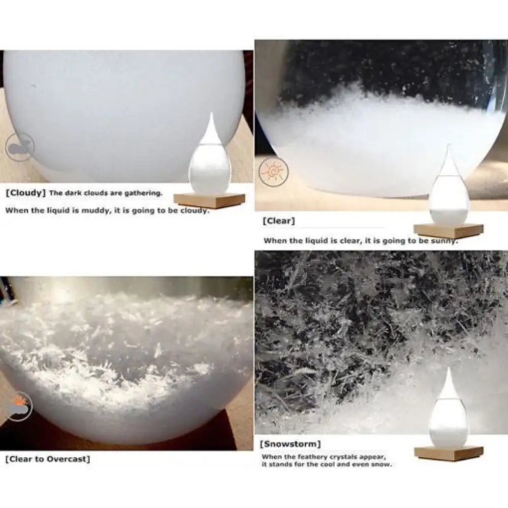 Weather Predicting Storm Glass – Sailor’s Forecast, 6x12cm