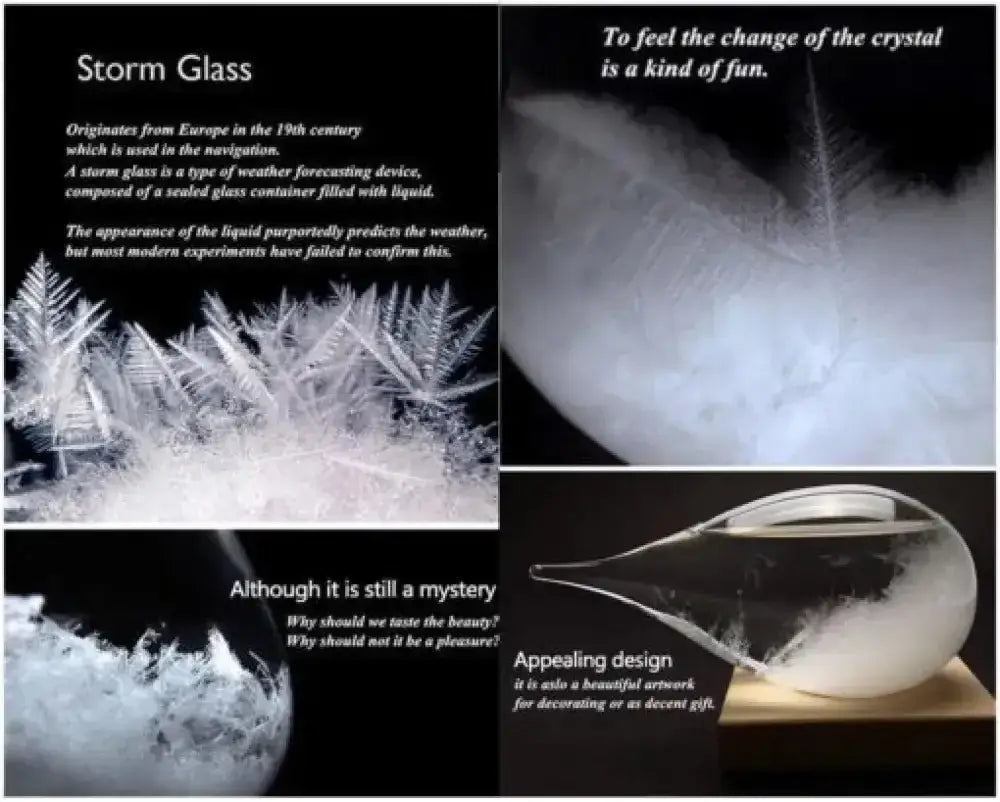 Weather Predicting Storm Glass – Sailor’s Forecast, 6x12cm