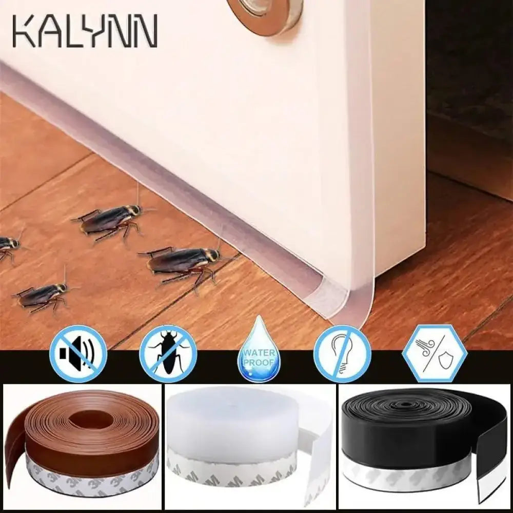 Weather Stripping Door Seal Strip – Silicone, 5m, 4 Colors