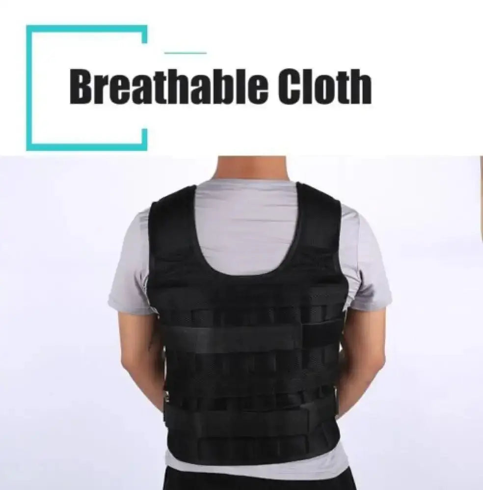 Weight Vest 30kg – Adjustable, 32 Bags, Oxford Fabric