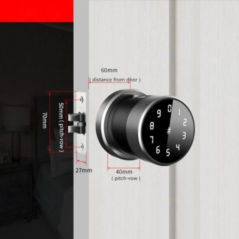 WiFi Fingerprint Smart Door Lock – 5-in-1 Access, App Control