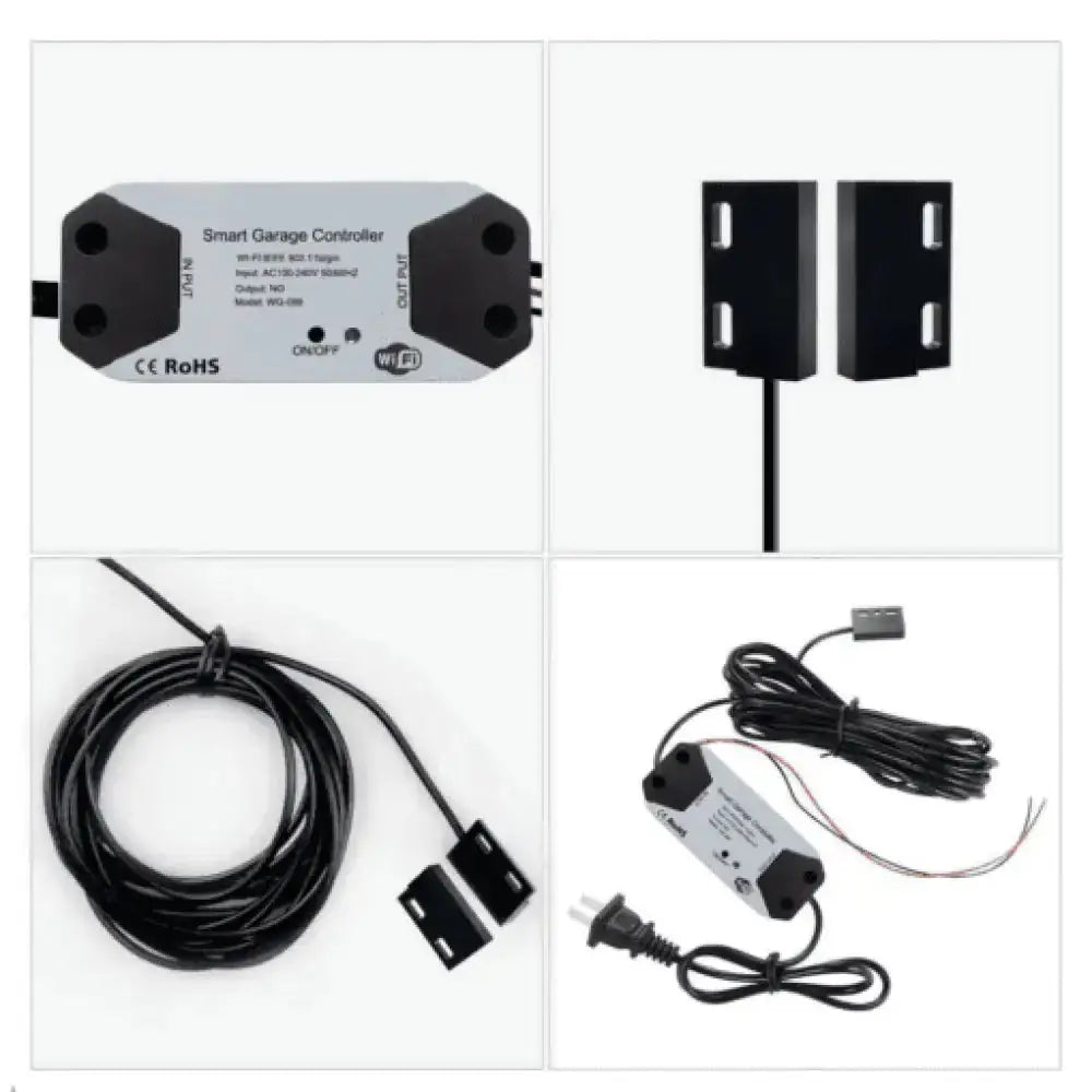 WiFi Smart Garage Door Opener – Remote, Voice & App Control