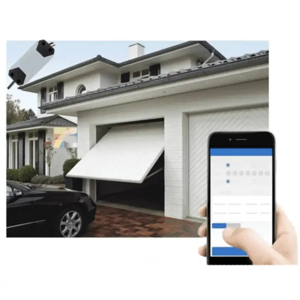 WiFi Smart Garage Door Opener – Remote, Voice & App Control