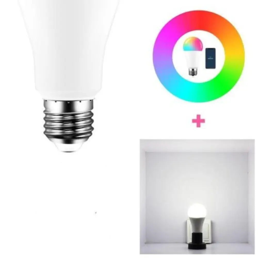 WiFi Smart Light Bulb – 16M Colors, Alexa & Google Home