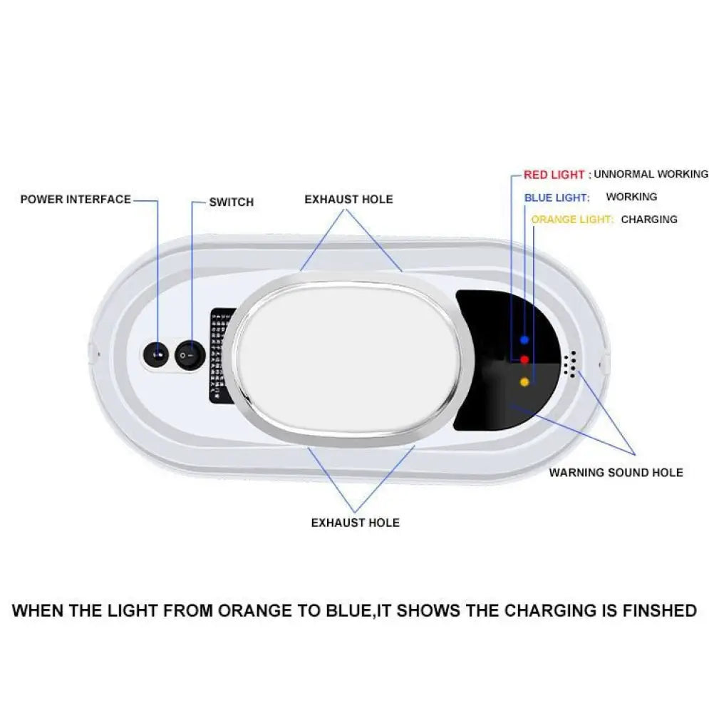 Window Cleaning Robot – AI Path Planning, 2700Pa Suction