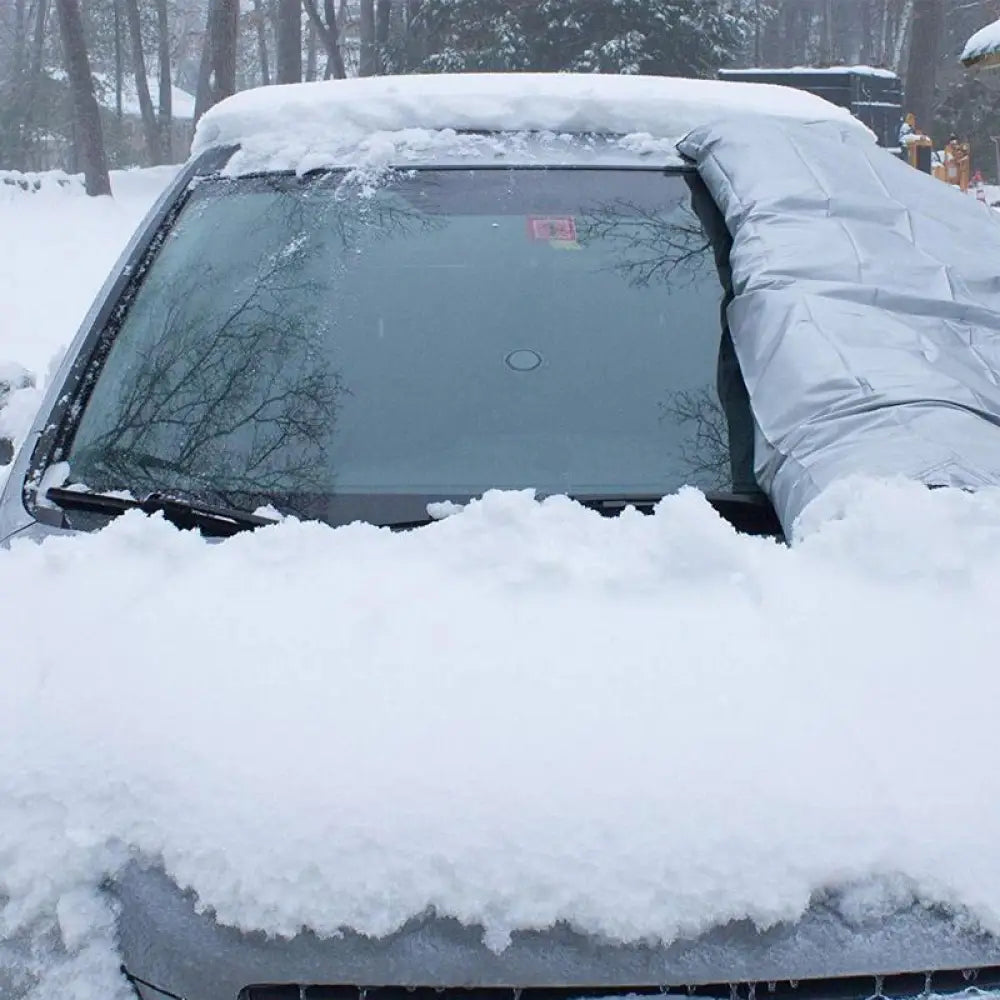 Windshield Snow Cover – Heavy-Duty 600D, Fits Any Vehicle