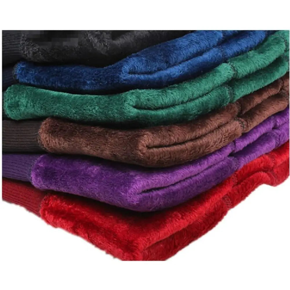 Winter Fleece Lined Thermal Leggings – High-Waist, 7 Colors