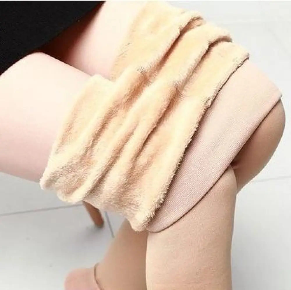 Winter Fleece Lined Thermal Leggings – High-Waist, 7 Colors