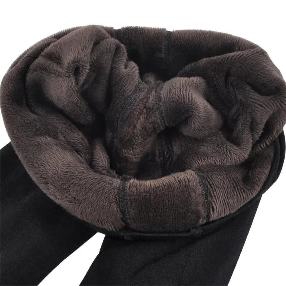 Winter Fleece Lined Thermal Leggings – High-Waist, 7 Colors