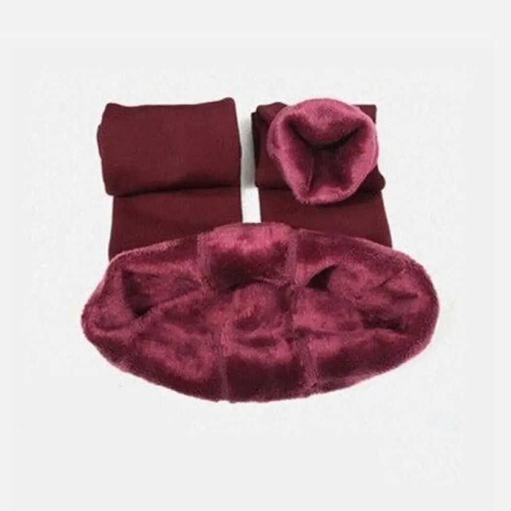 Winter Fleece Lined Thermal Leggings – High-Waist, 7 Colors
