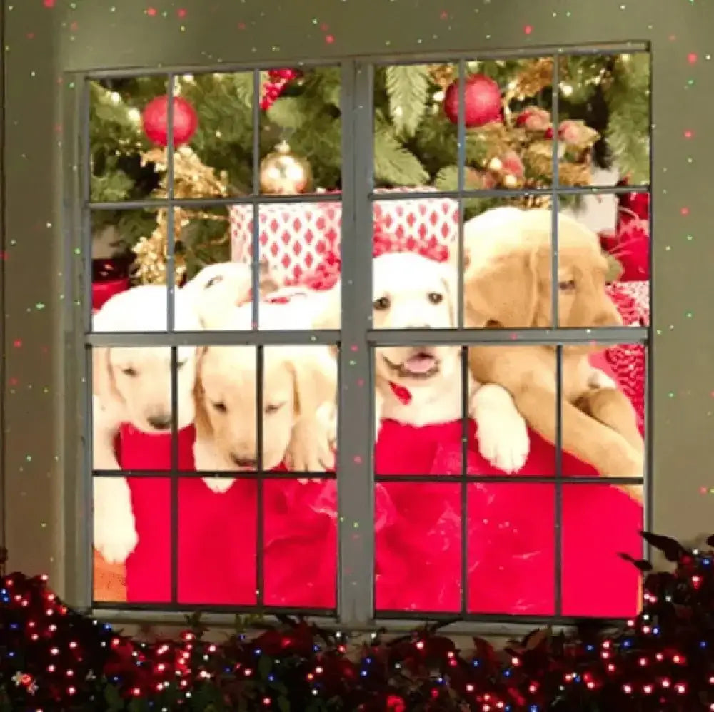 Winter Wonderland Window Projector – 12 Holiday Movies