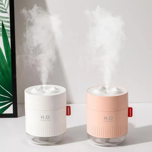 Wireless Air Humidifier – 750ml, LED Light & Essential Oils