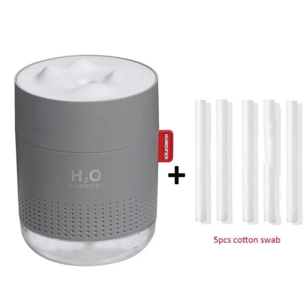 Wireless Air Humidifier – 750ml, LED Light & Essential Oils