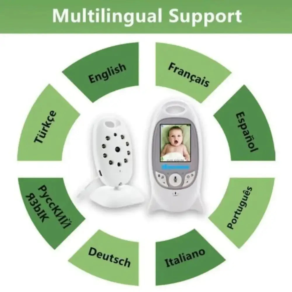 Wireless Baby Monitor – Mini Camera, Night Vision, 8Hr Battery