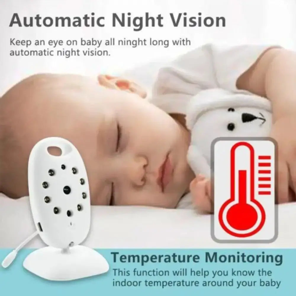 Wireless Baby Monitor – Mini Camera, Night Vision, 8Hr Battery