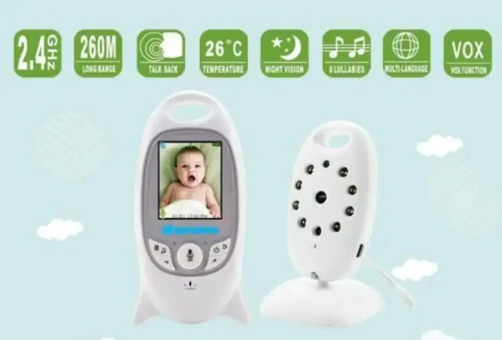 Wireless Baby Monitor – Mini Camera, Night Vision, 8Hr Battery