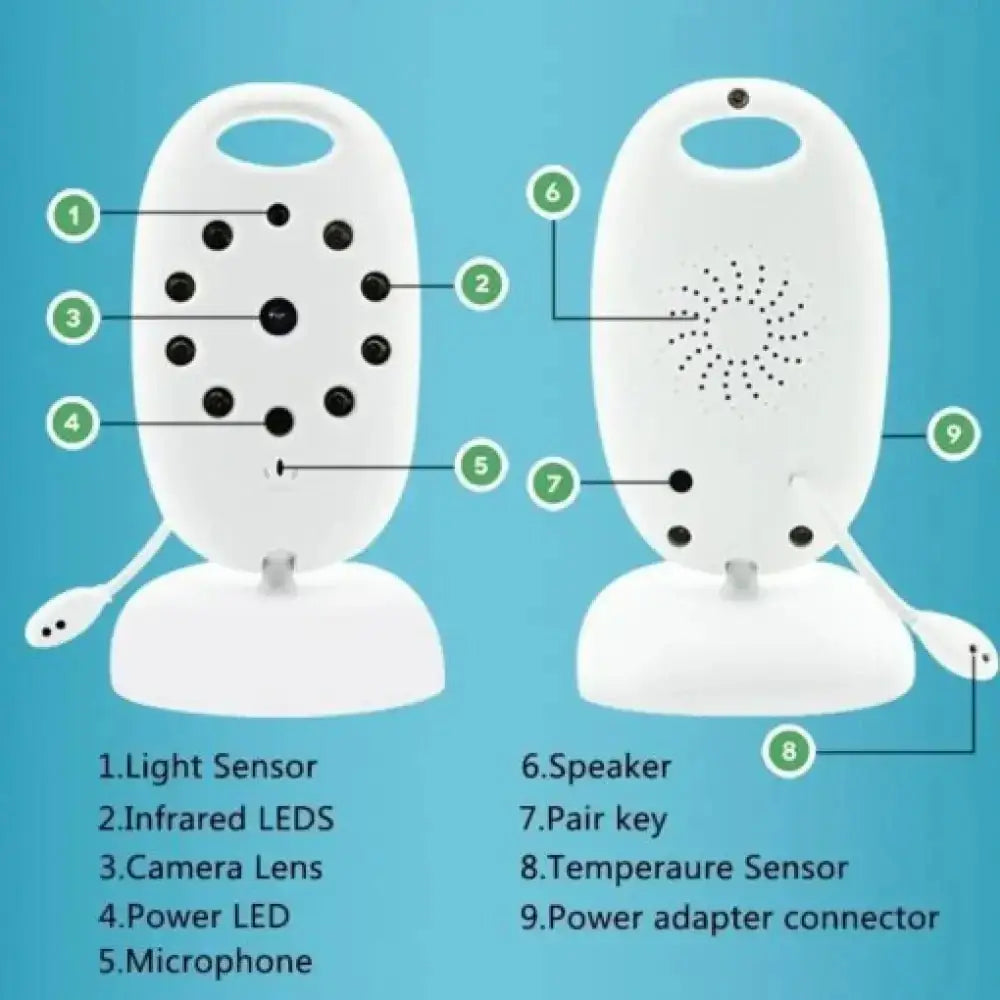 Wireless Baby Monitor – Mini Camera, Night Vision, 8Hr Battery