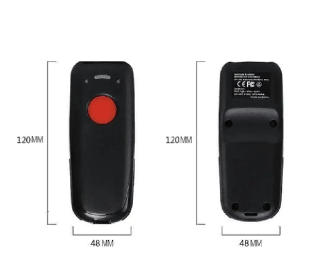 Wireless Barcode Scanner – Bluetooth, 2.4G & Wired, 50m Range
