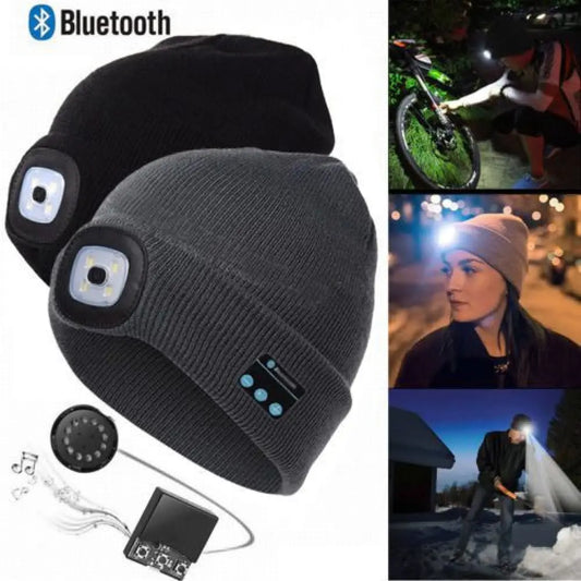 Wireless Bluetooth Headset Beanie – Music & Calls, 5Hr Play