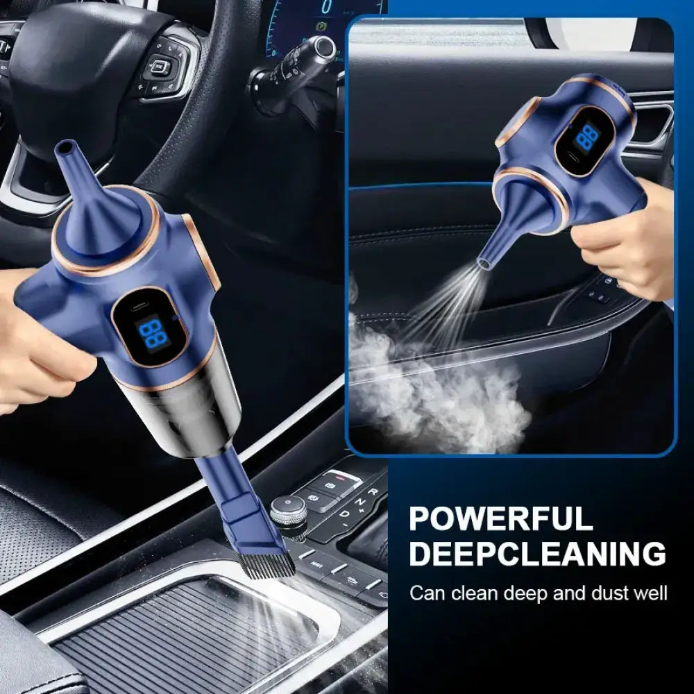 Wireless Car Vacuum Cleaner – High-Power Portable Mini Vacuum