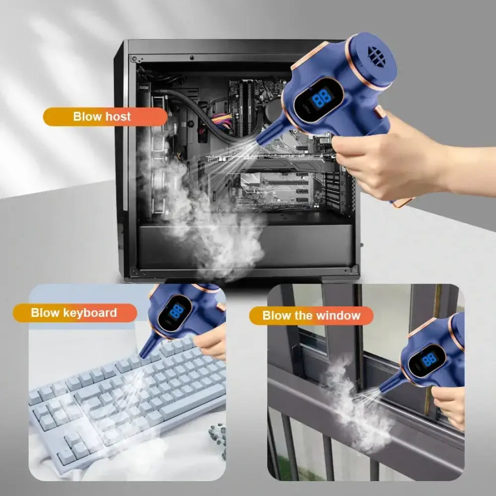 Wireless Car Vacuum Cleaner – High-Power Portable Mini Vacuum