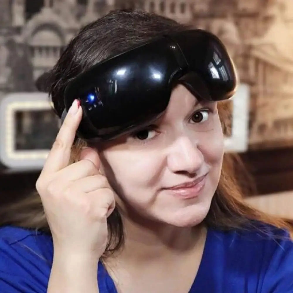 Wireless Electric Eye Massager – Heat, Vibration & Air Pressure