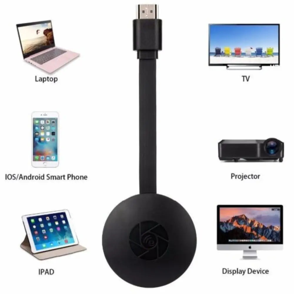 Wireless HDMI TV Receiver – Portable 1080P Display Dongle
