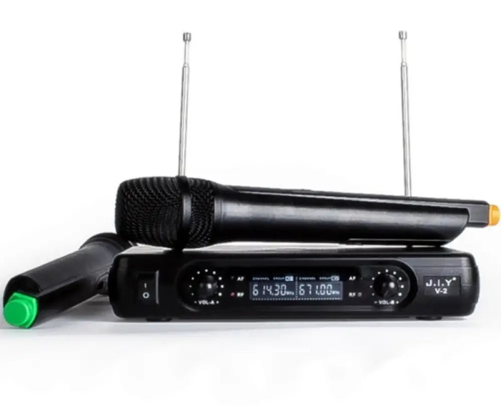 Wireless Home Karaoke System with Dual Microphones