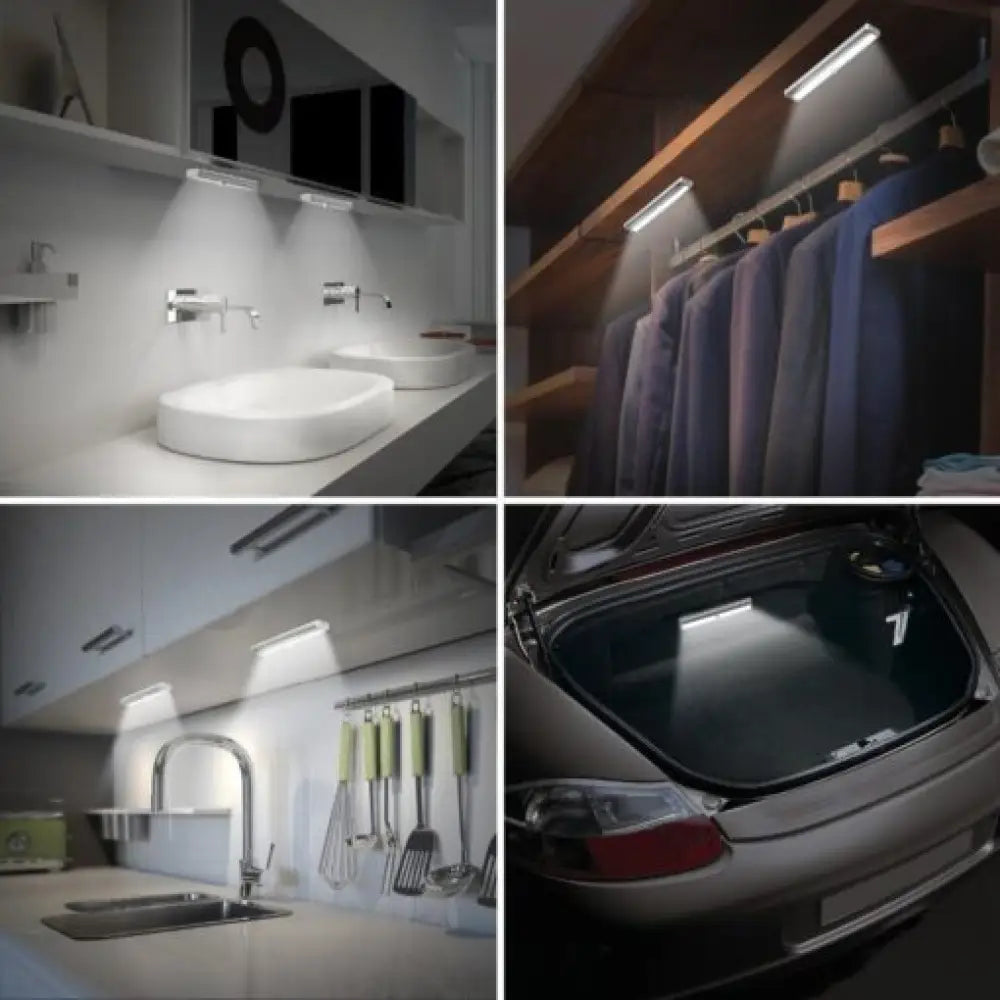 Wireless LED Motion Sensor Cabinet Light – PIR, No Wiring