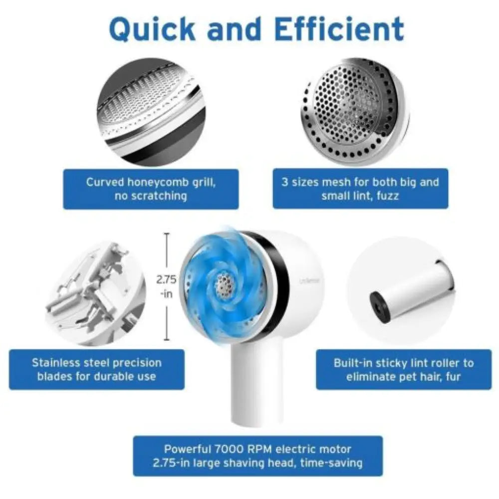 Wireless Lint Remover & Fabric Shaver – Electric Pill Remover