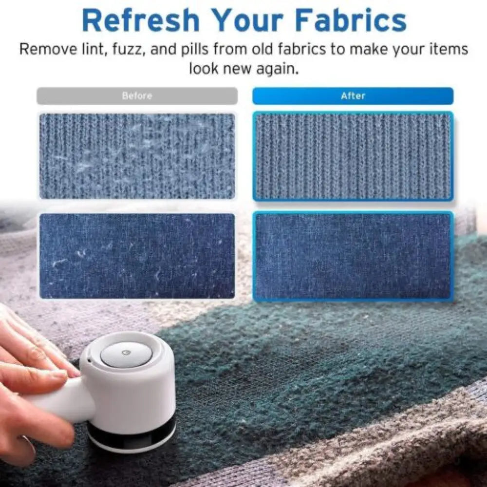 Wireless Lint Remover & Fabric Shaver – Electric Pill Remover