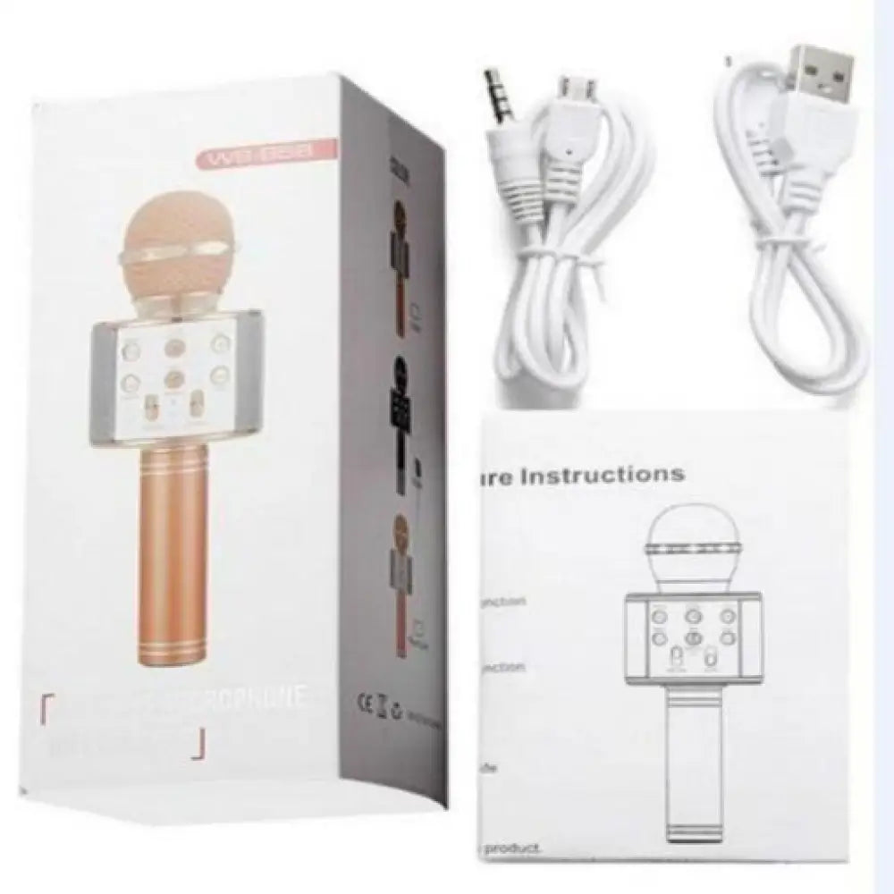 Wireless Magic Karaoke Microphone – Bluetooth, 5-Hour Battery