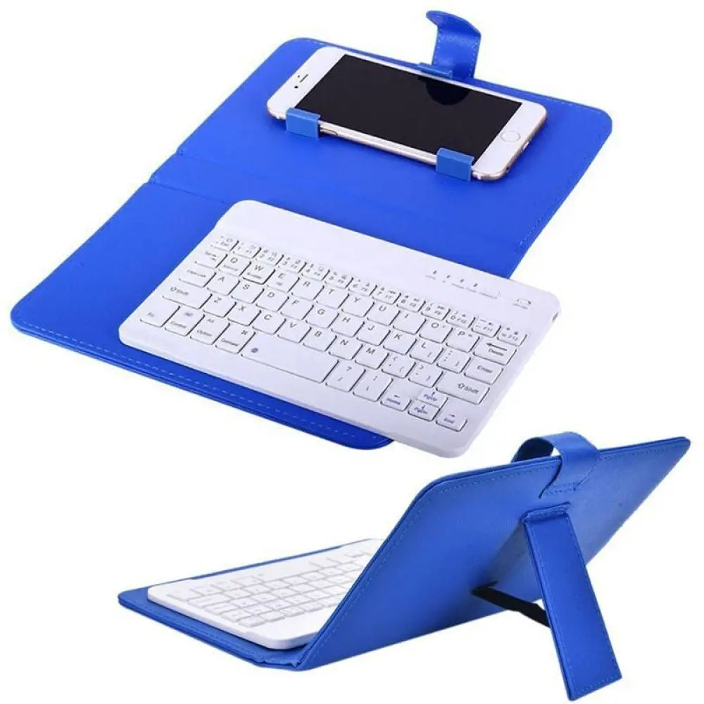 Wireless Bluetooth Phone Keyboard Case – PU Leather, All Phones