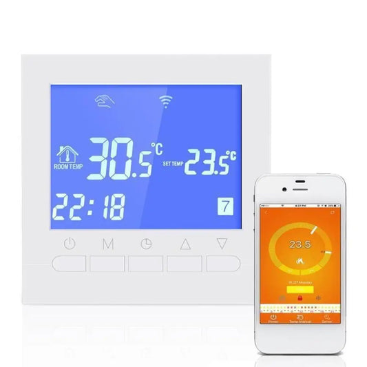 WiFi Smart Thermostat with Remote Control – App & Sensor