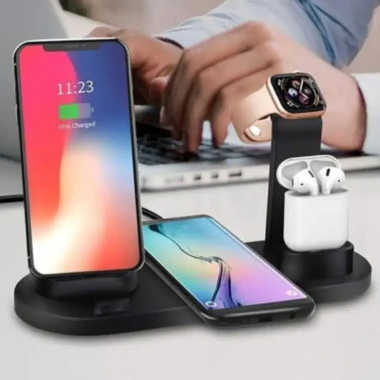 Wireless Smart Station Charging Dock – 6-in-1 Multi-Device