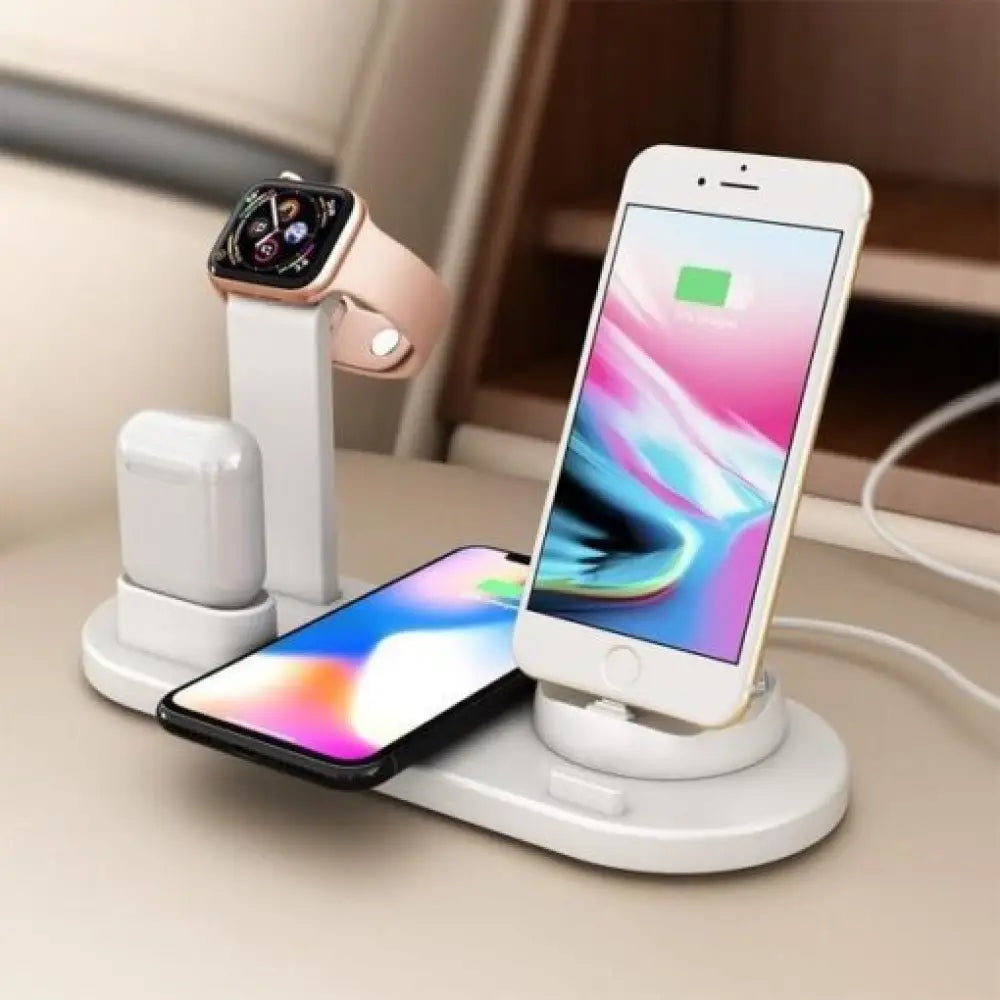 Wireless Smart Station Charging Dock – 6-in-1 Multi-Device