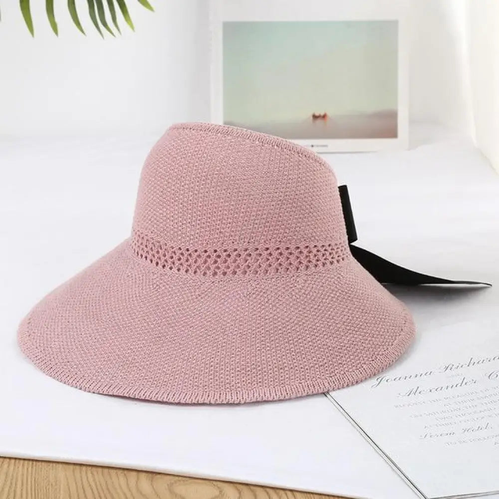 Women's Foldable Wide-Brim Beach Sun Hat – 7 Colors