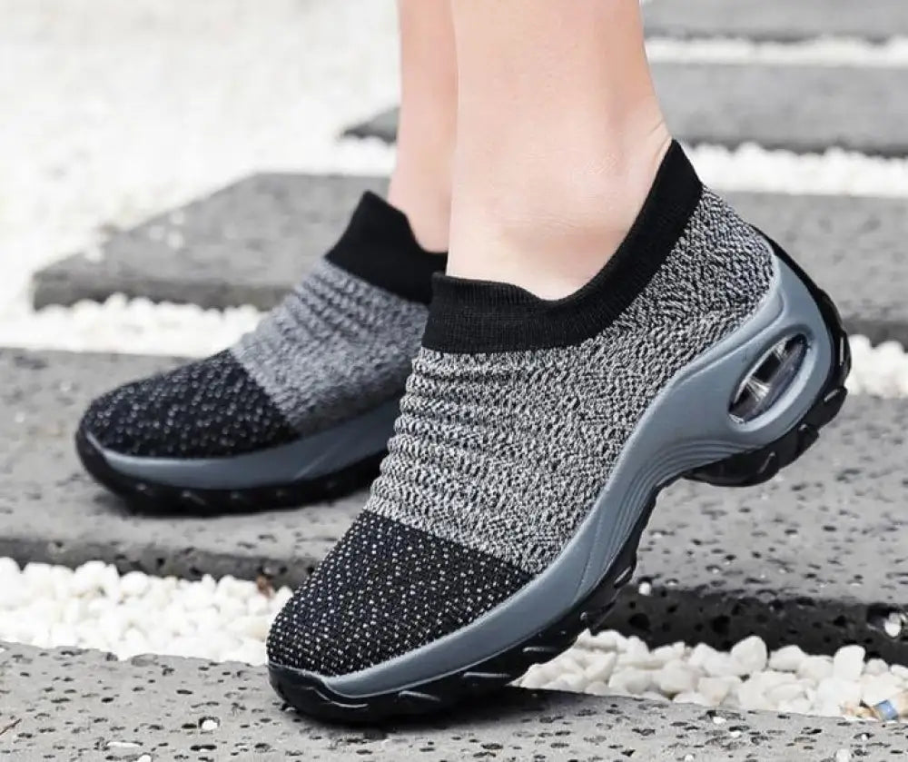 Women's Air Cushion Walking Sneakers – Breathable
