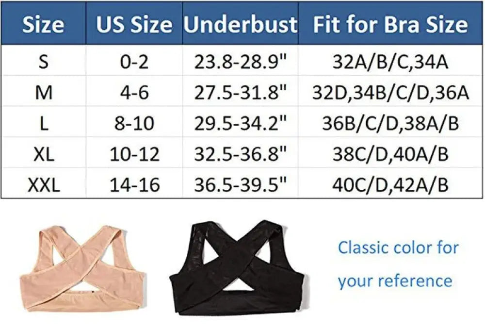 Women's Front-Close Posture Bra – X-Back Support, 2 Colors