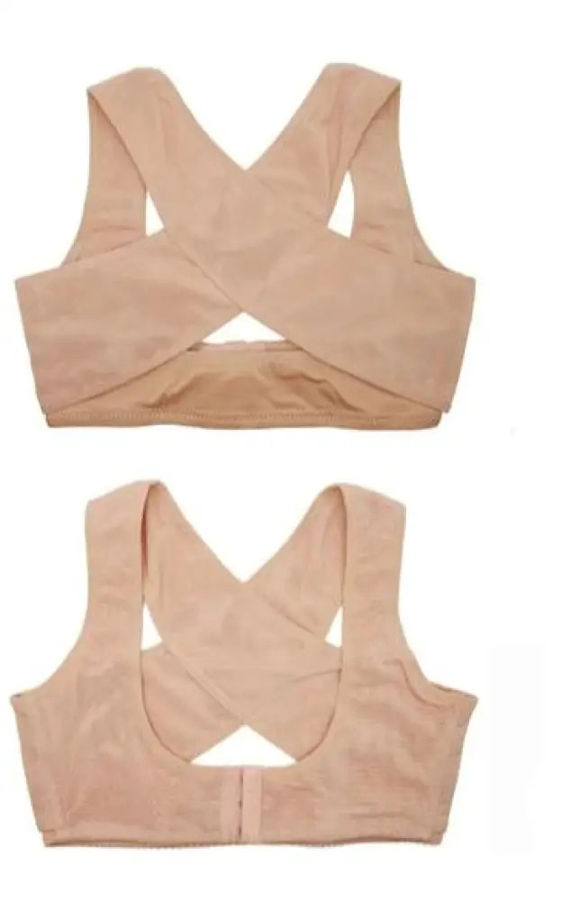 Women's Front-Close Posture Bra – X-Back Support, 2 Colors